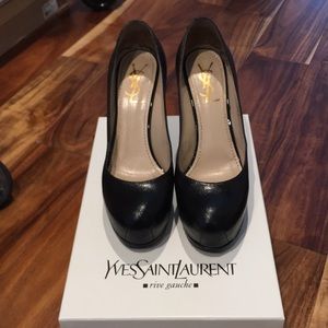 YSL platform heel